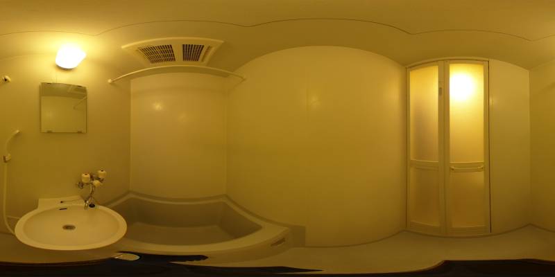 パノラマ画像バスルーム