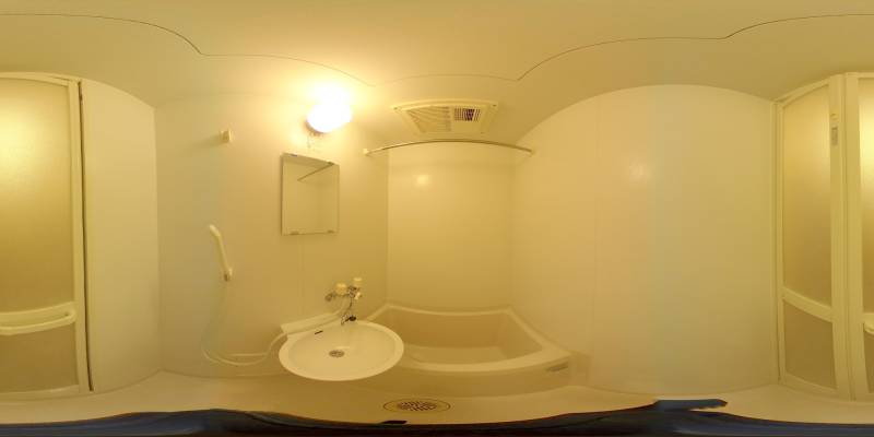 パノラマ画像バスルーム