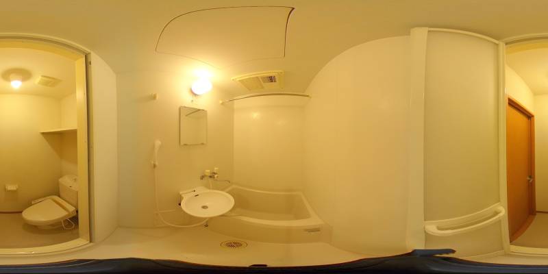 パノラマ画像バスルーム