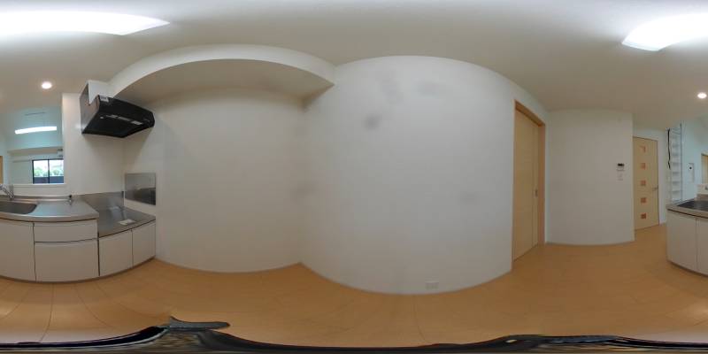 パノラマ画像キッチン