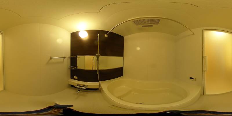 パノラマ画像バスルーム