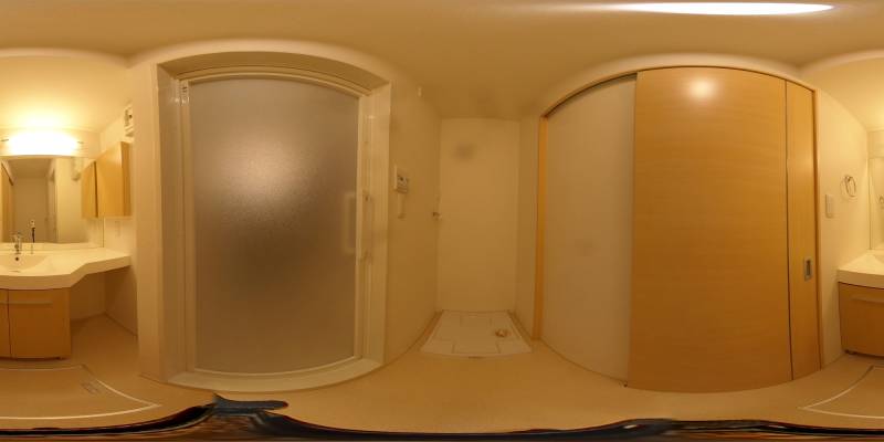 パノラマ画像洗面所