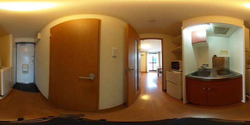 パノラマ画像キッチン