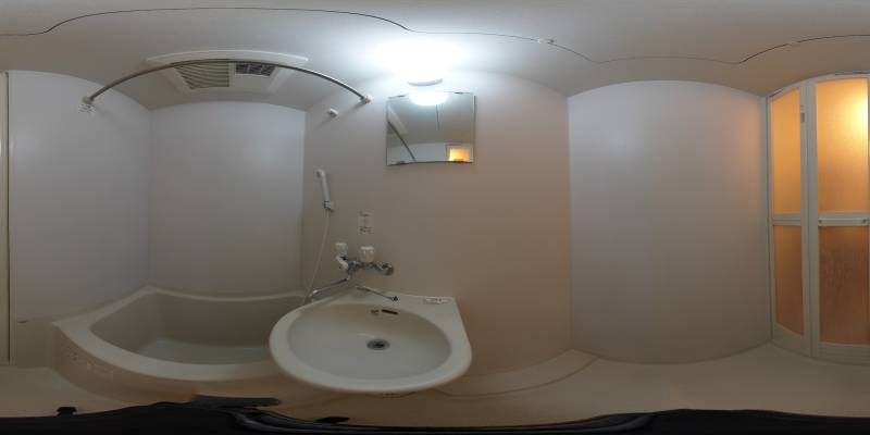パノラマ画像バスルーム