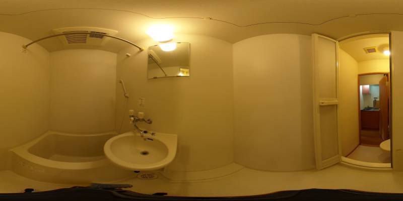 パノラマ画像バスルーム