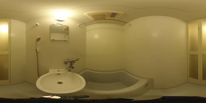 パノラマ画像バスルーム