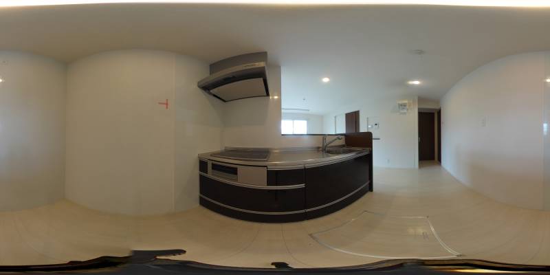 パノラマ画像キッチン