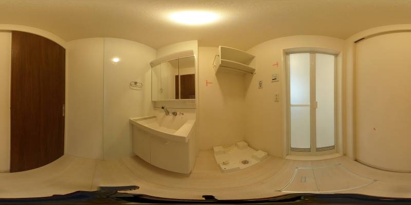 パノラマ画像洗面所