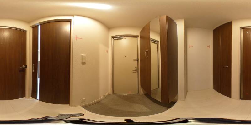 パノラマ画像玄関