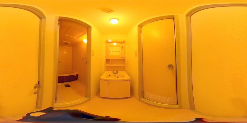 パノラマ画像洗面所