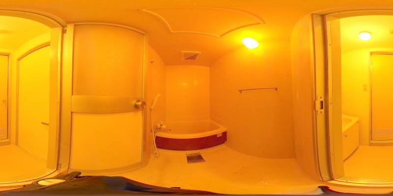 パノラマ画像バスルーム