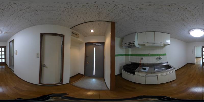 パノラマ画像キッチン