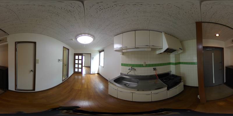 パノラマ画像キッチン