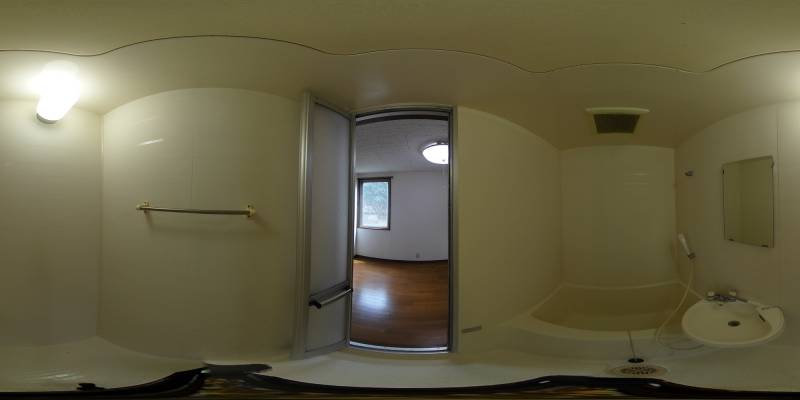 パノラマ画像バスルーム