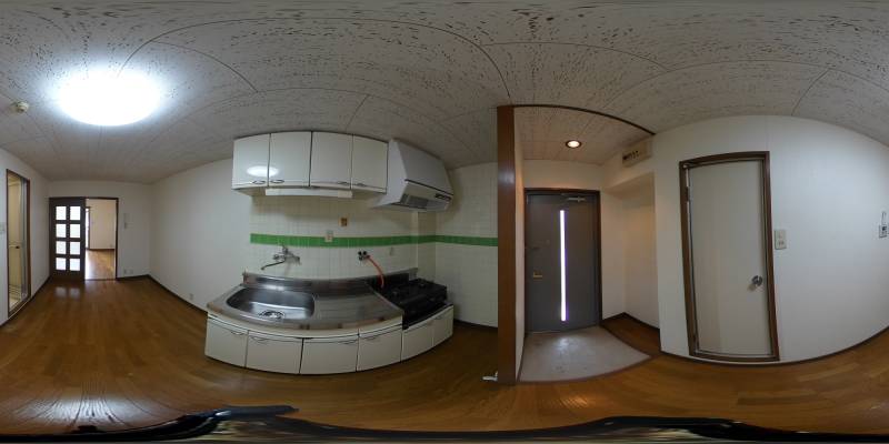 パノラマ画像キッチン