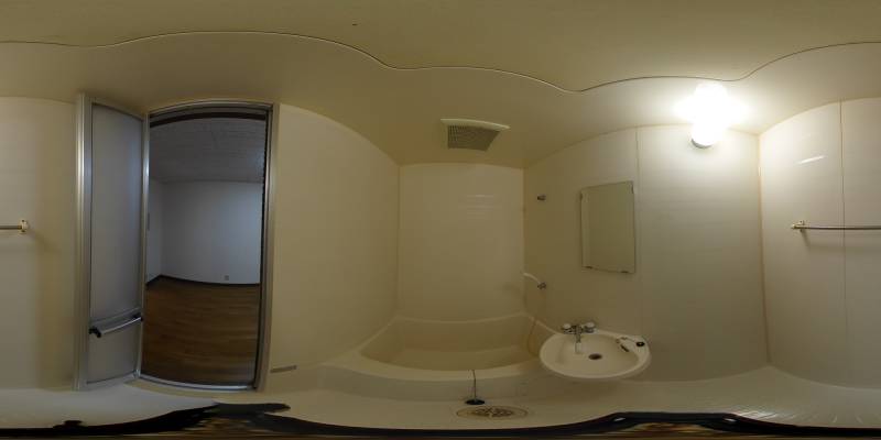 パノラマ画像バスルーム