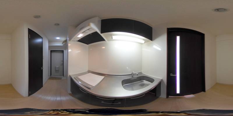 パノラマ画像キッチン