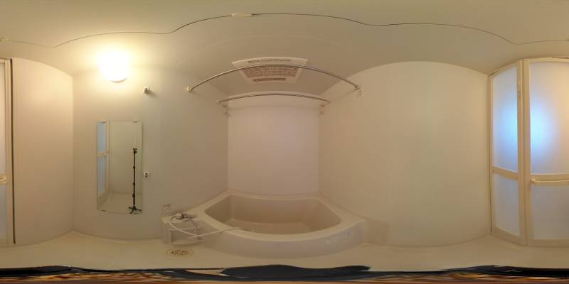 パノラマ画像バスルーム