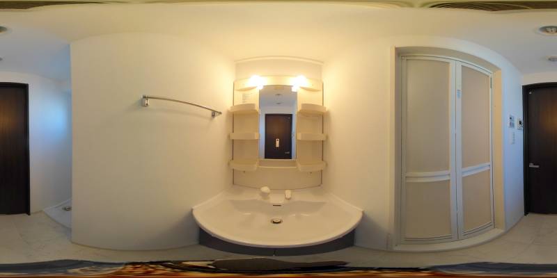 パノラマ画像洗面所