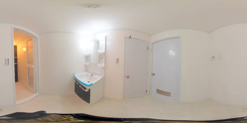 パノラマ画像洗面所