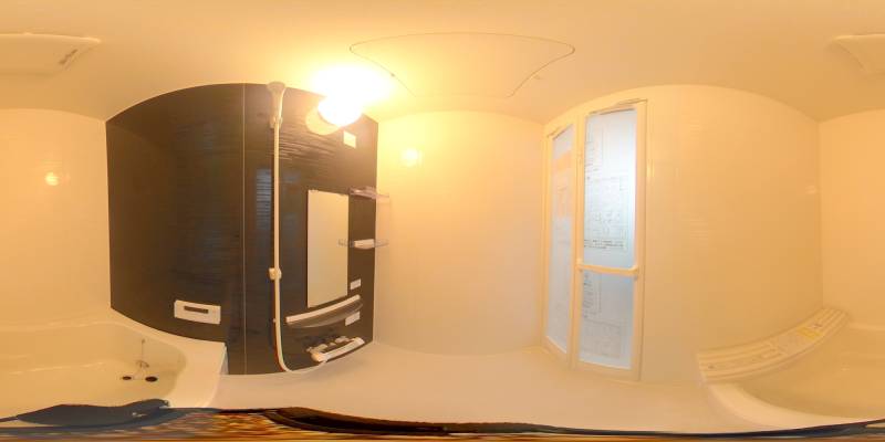 パノラマ画像バスルーム