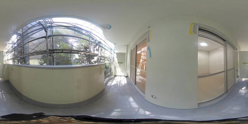 パノラマ画像バルコニー