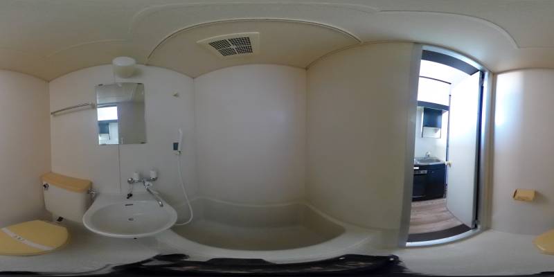 パノラマ画像バスルーム