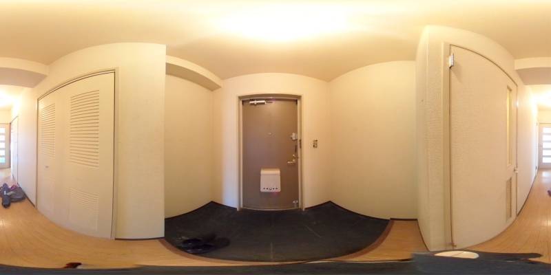 パノラマ画像玄関