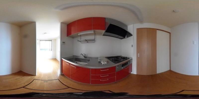 パノラマ画像キッチン