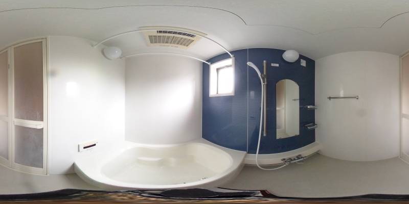 パノラマ画像バスルーム