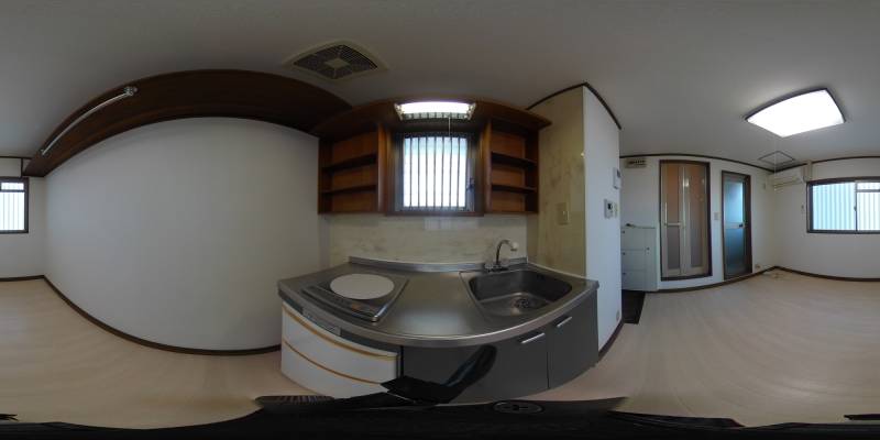 パノラマ画像キッチン