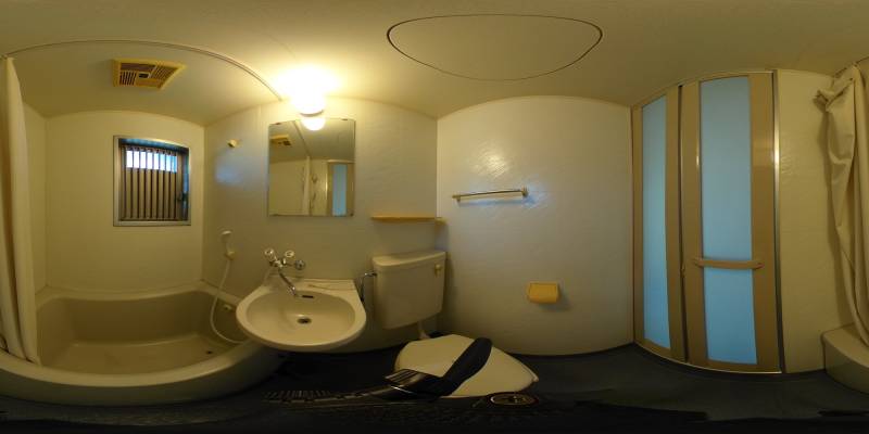 パノラマ画像バスルーム