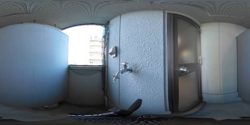 パノラマ画像バルコニー