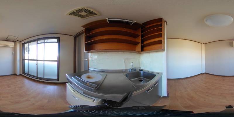 パノラマ画像キッチン