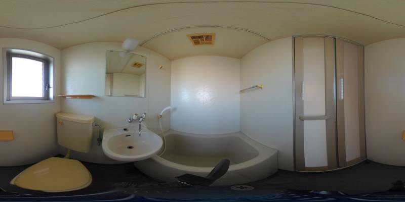 パノラマ画像バスルーム