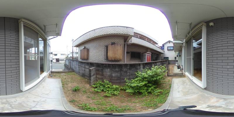 パノラマ画像バルコニー