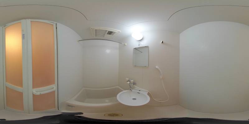 パノラマ画像バスルーム