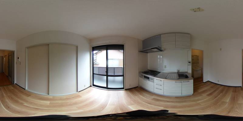 パノラマ画像リビング