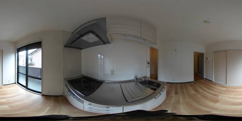 パノラマ画像キッチン