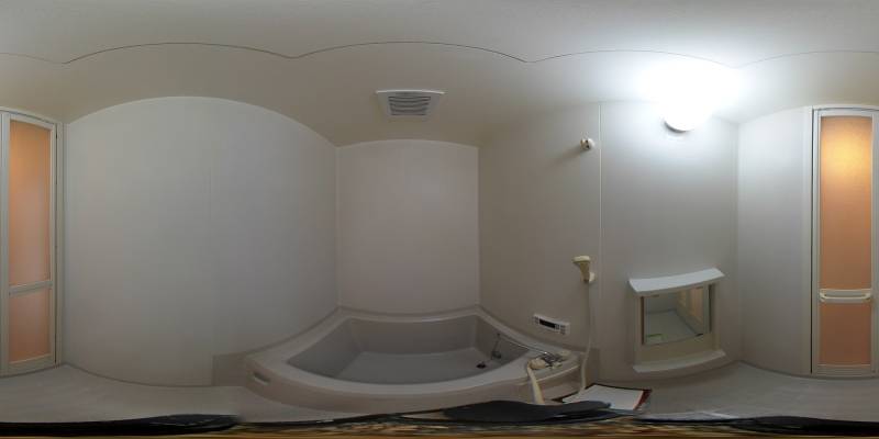 パノラマ画像バスルーム