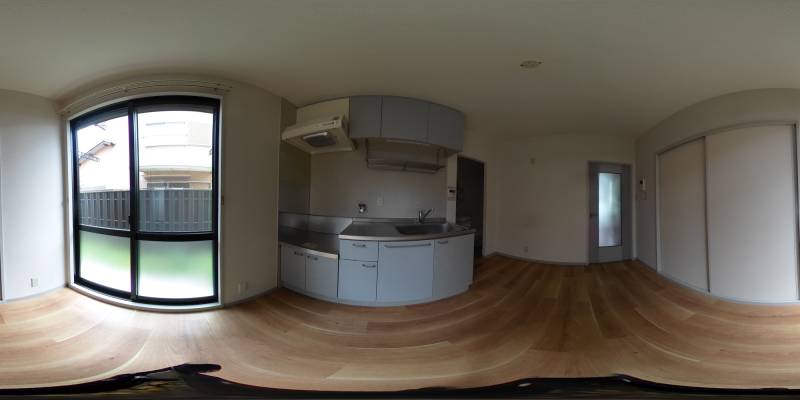 パノラマ画像キッチン