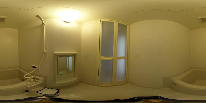 パノラマ画像バスルーム