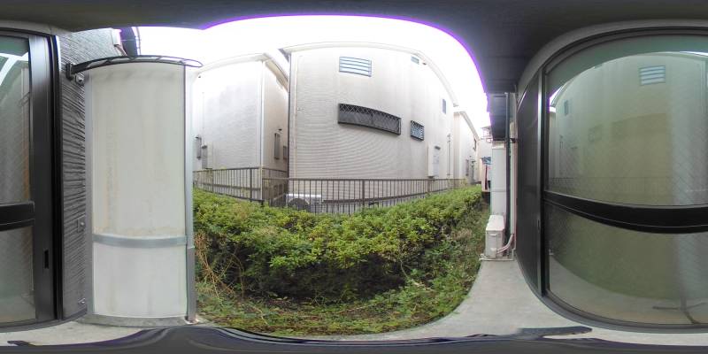 パノラマ画像バルコニー