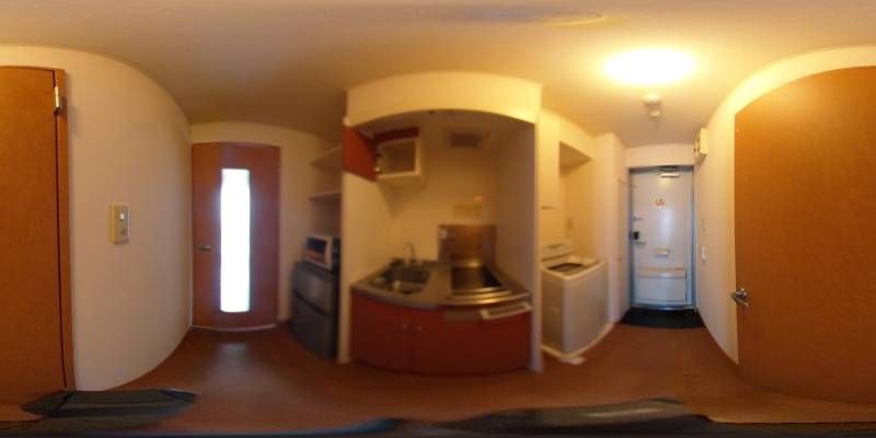 パノラマ画像キッチン