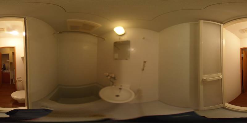 パノラマ画像バスルーム