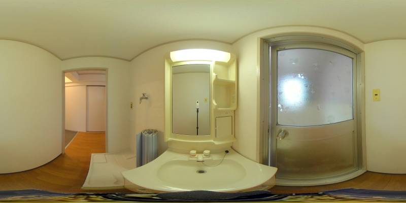 パノラマ画像洗面所