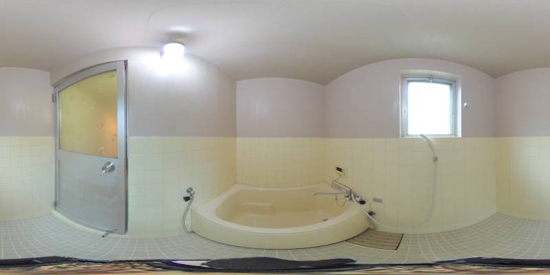 パノラマ画像バスルーム