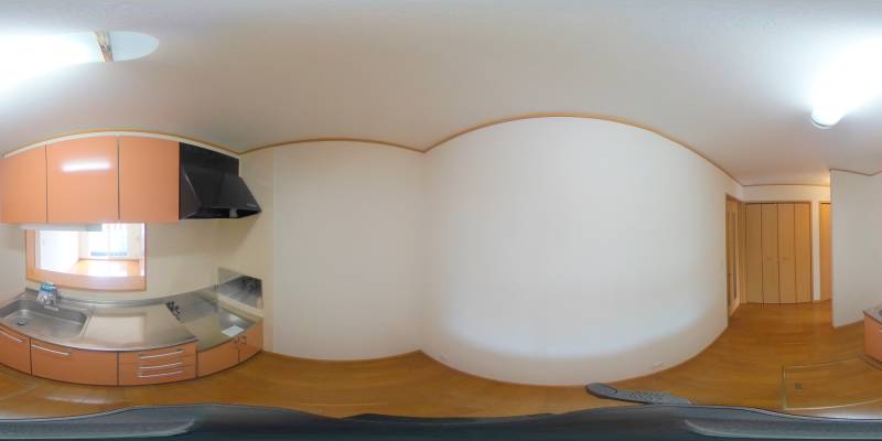 パノラマ画像キッチン