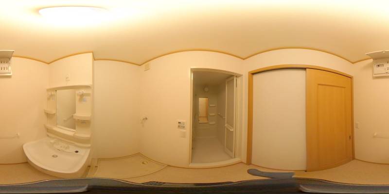 パノラマ画像洗面所