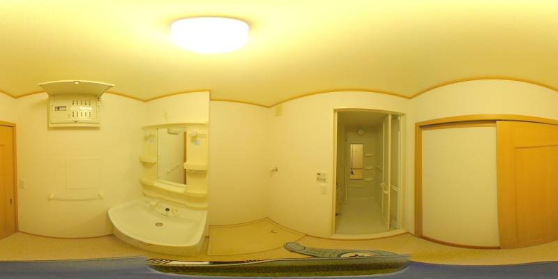 パノラマ画像洗面所